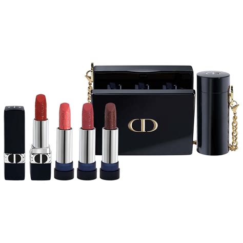 dior 4 lipstick set|christian Dior lipstick set.